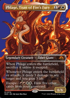 Phlage, Titan of Fire's Fury Modern Horizons 3 Profile Art